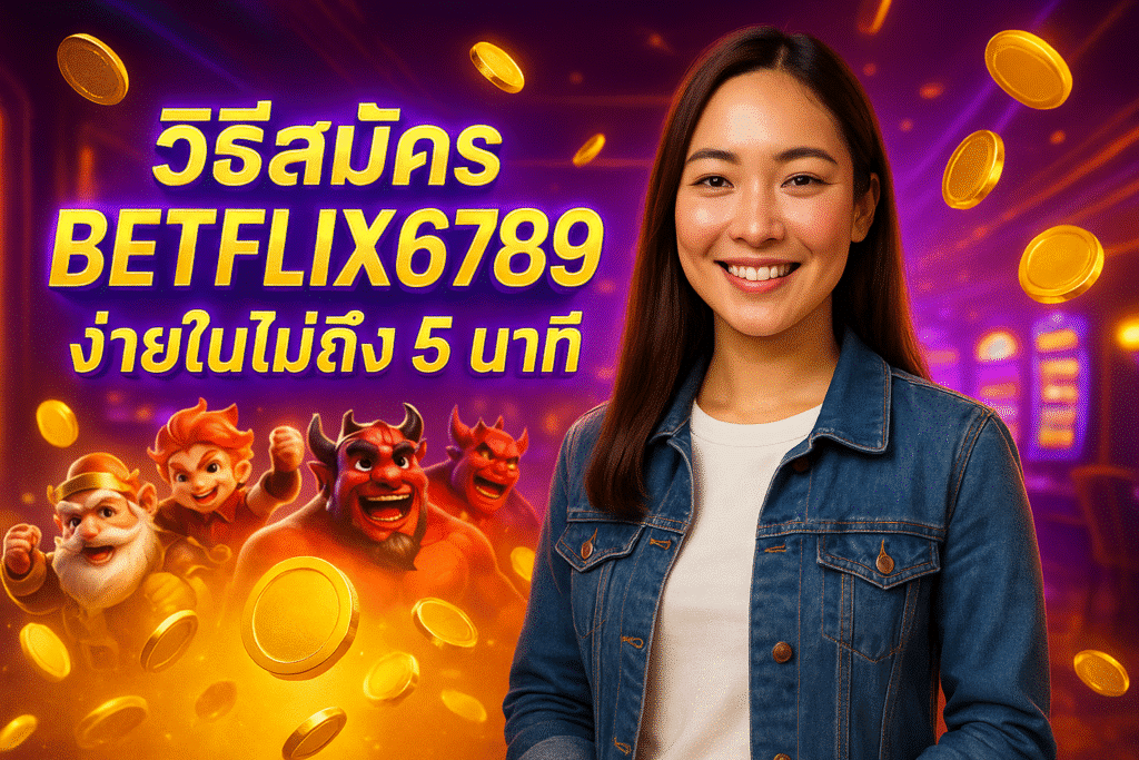 วิธีสมัคร BETFLIX6789 ง่ายในไม่ถึง 5 นาที