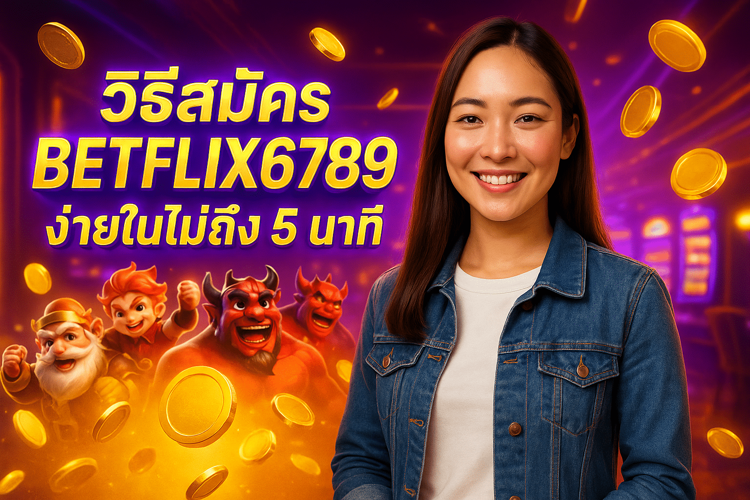 วิธีสมัคร BETFLIX6789 ง่ายในไม่ถึง 5 นาที