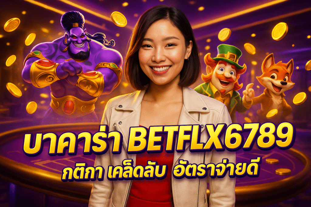 บาคาร่า BETFLIX6789: กติกา เคล็ดลับ อัตราจ่ายดี