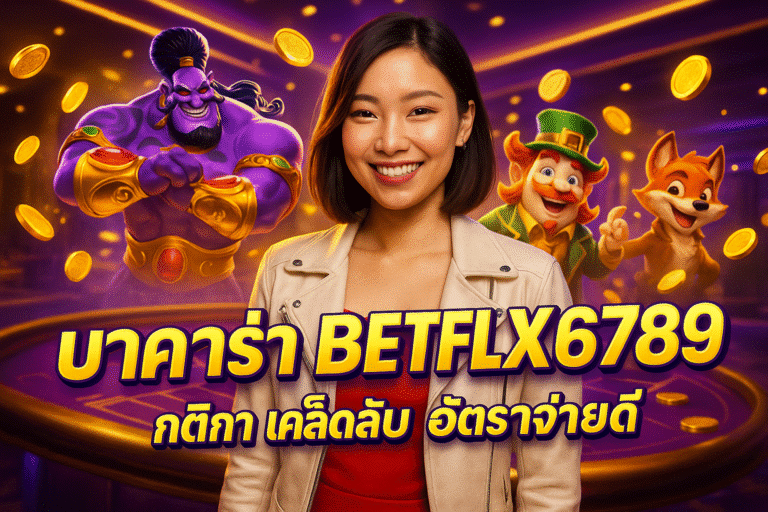 บาคาร่า BETFLIX6789: กติกา เคล็ดลับ อัตราจ่ายดี