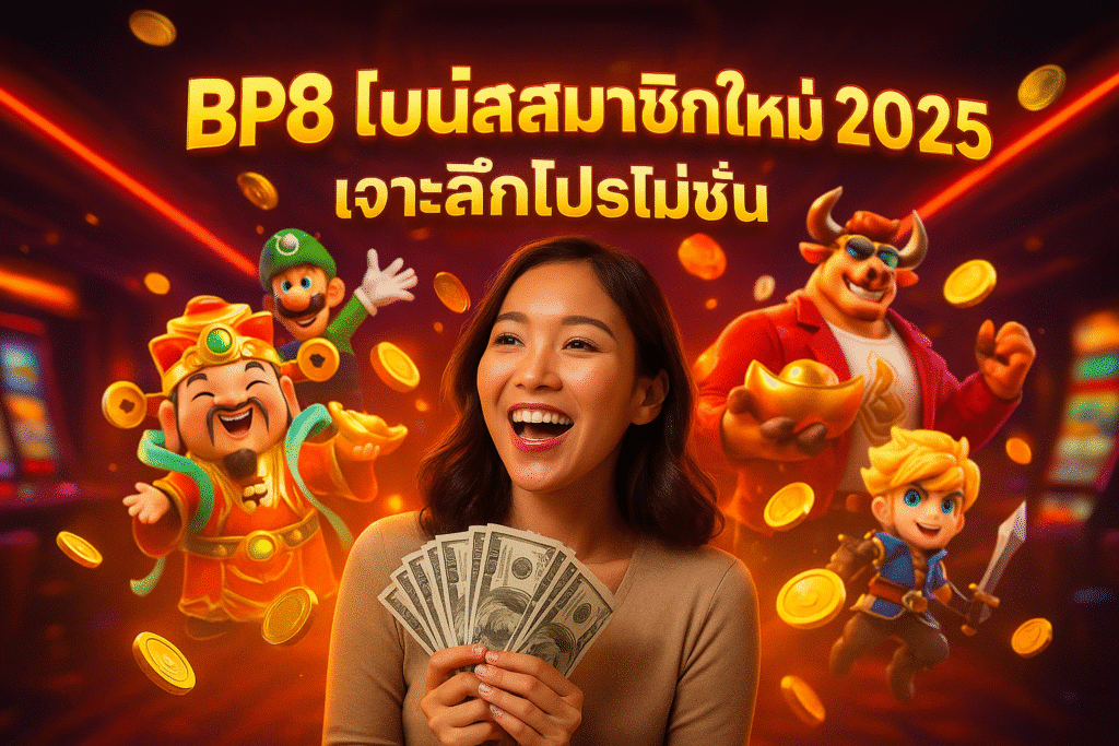 BP8 โบนัสสมาชิกใหม่ 2025 – เจาะลึกโปรโมชั่น